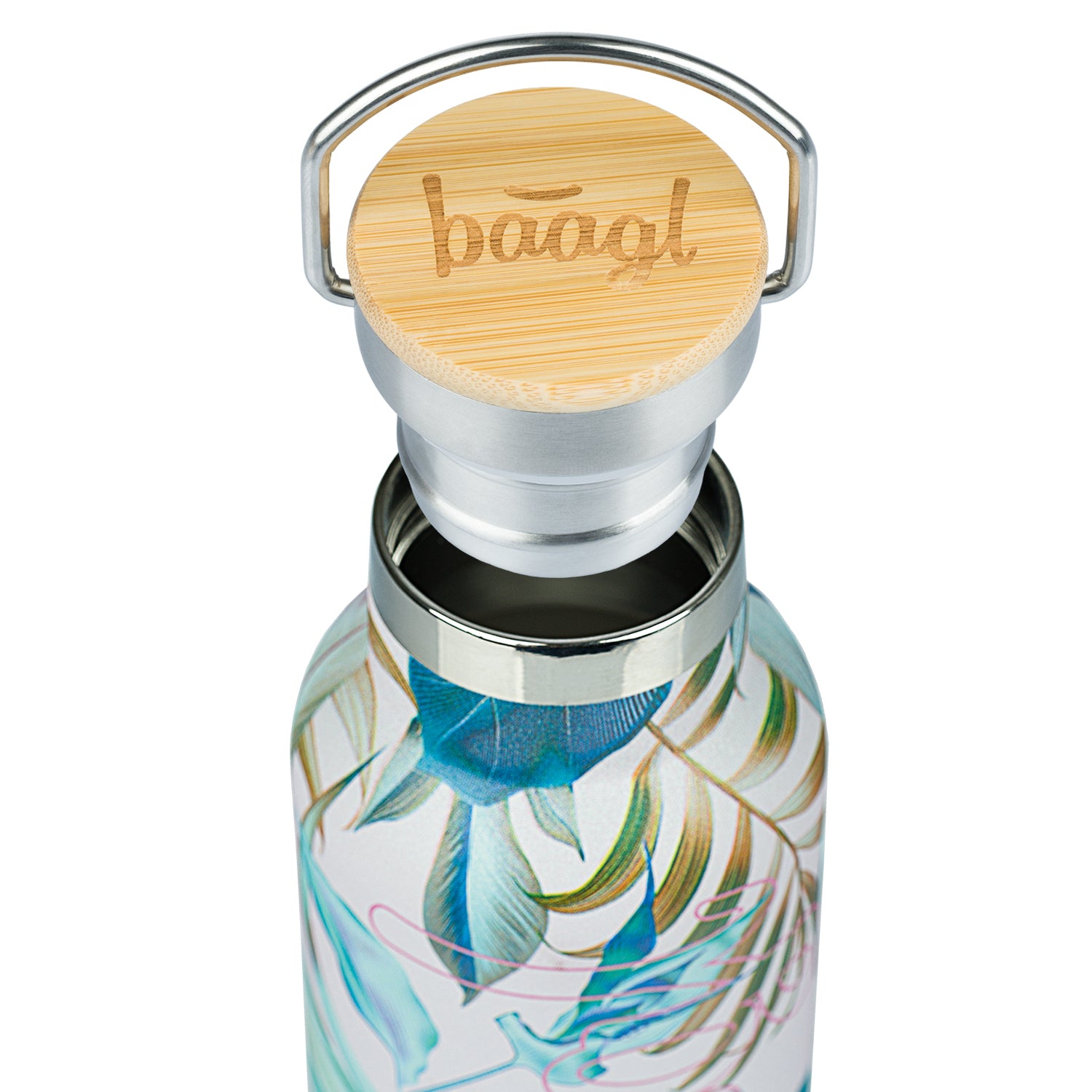 baagl-thermo-bottles-gourde-isotherme-leafs-500-ml-inox image 3