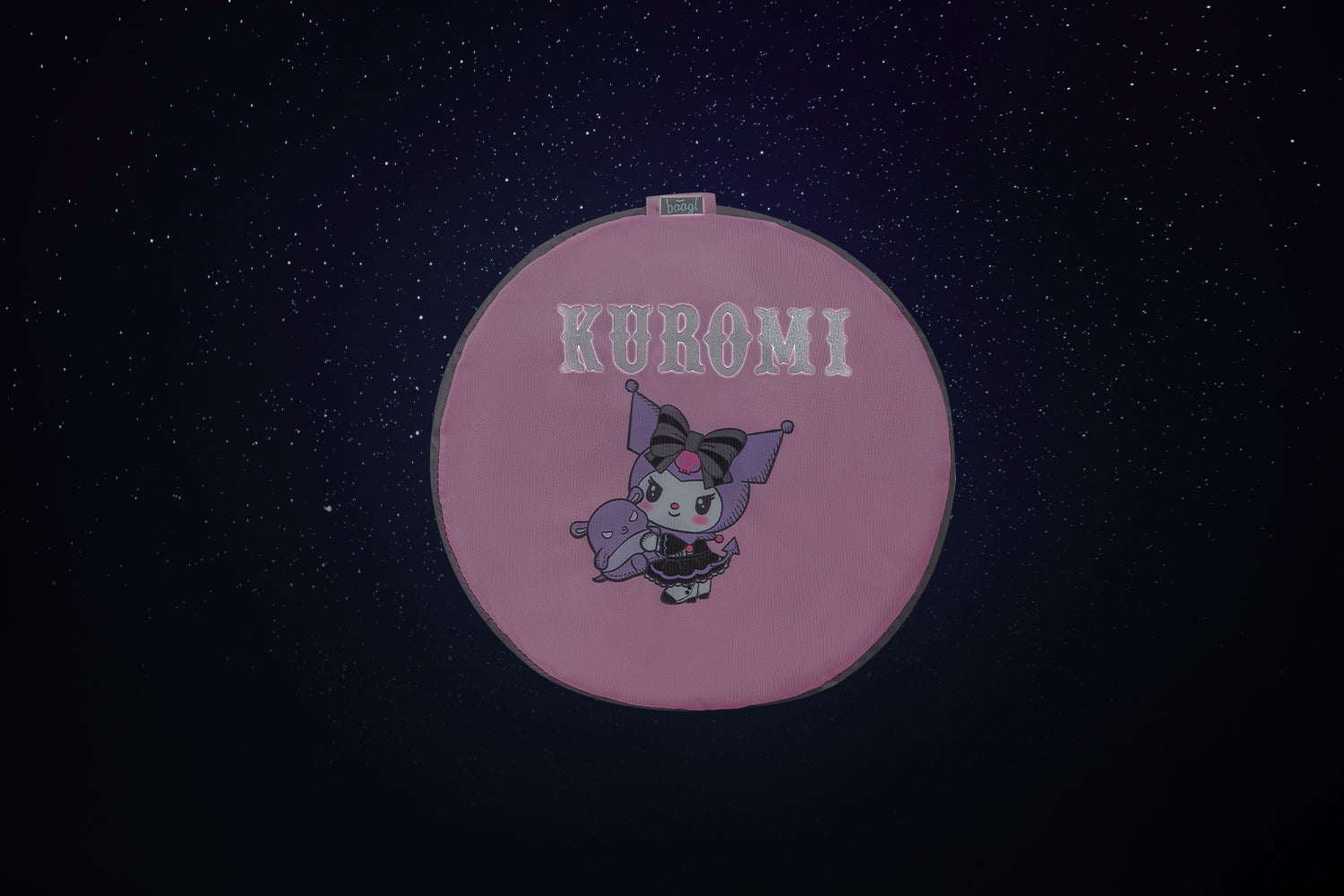 baagl-hoop-kuromi-sac-de-sport-pliable-gris-22-l image 7