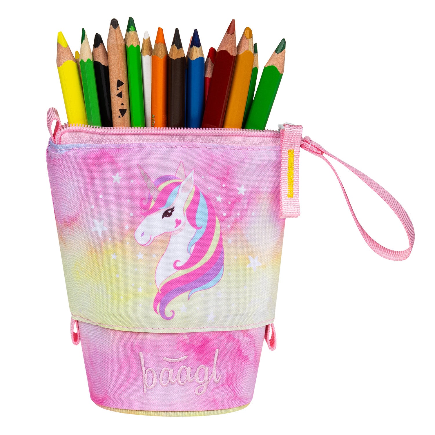 baagl-pop-up-rainbow-unicorn-trousse-crayons-debout image 5