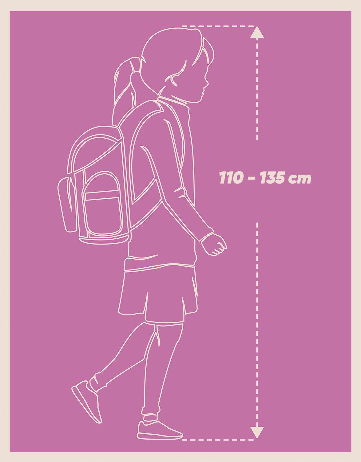 baagl-ergo-paws-ii-set-scolaire-cartable-fille-pattes image 7