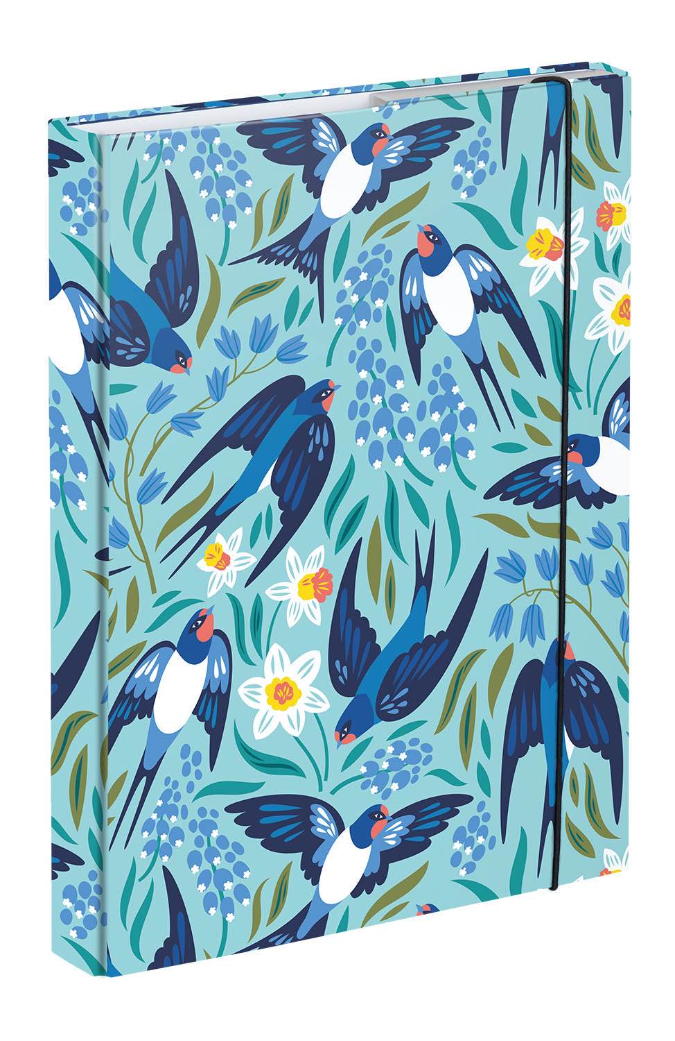 baagl-notebook-folders-birdie-chemise-lastique-a5 image 1