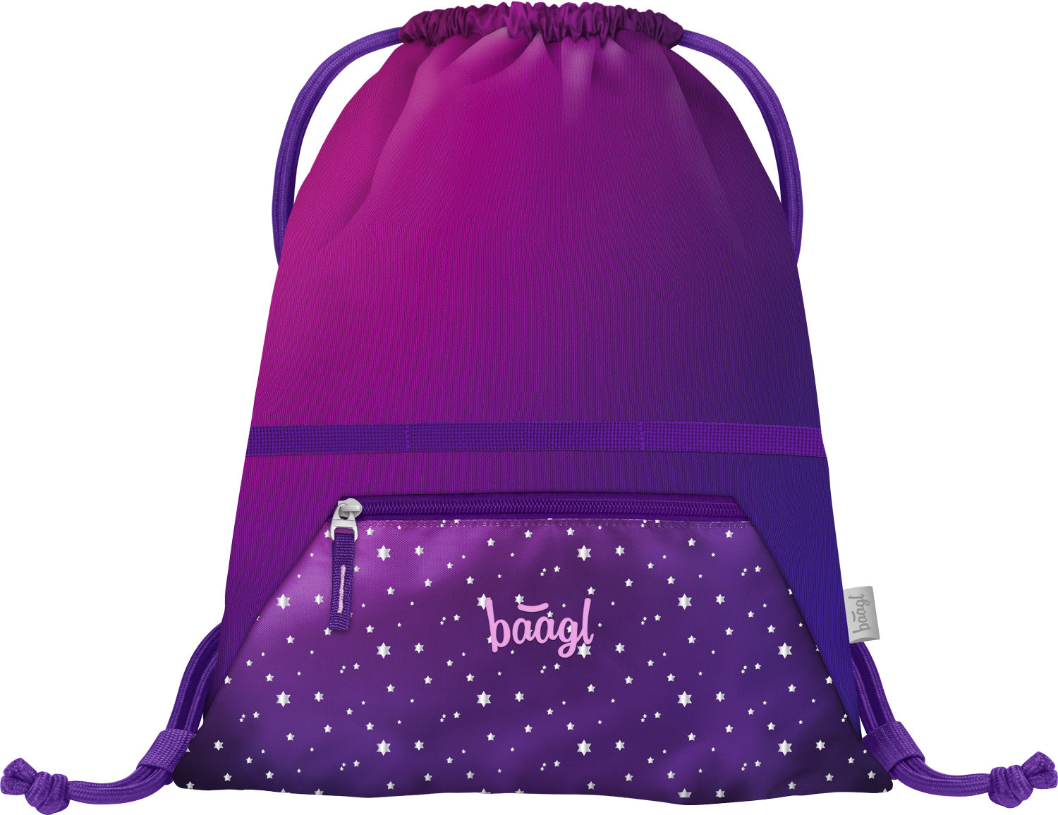 baagl-gym-sacks-sac-gym-heart-poche-zip-fille image 1