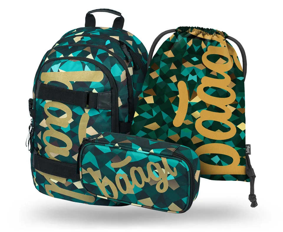 baagl-skate-polygon-set-scolaire-sac-dos-25-l image 1