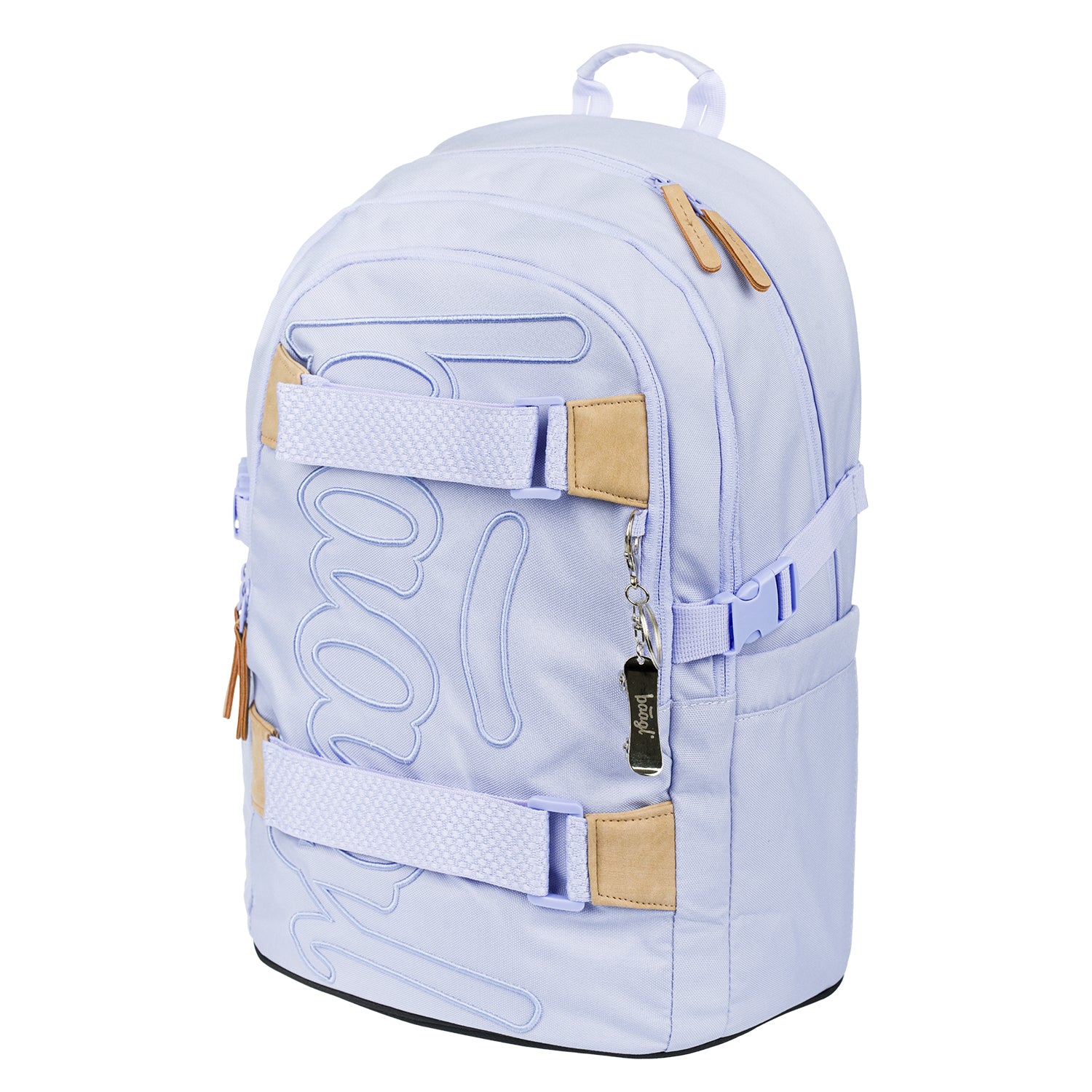 baagl-skate-lilac-sac-dos-scolaire-25-l-skateboard-violet image 2