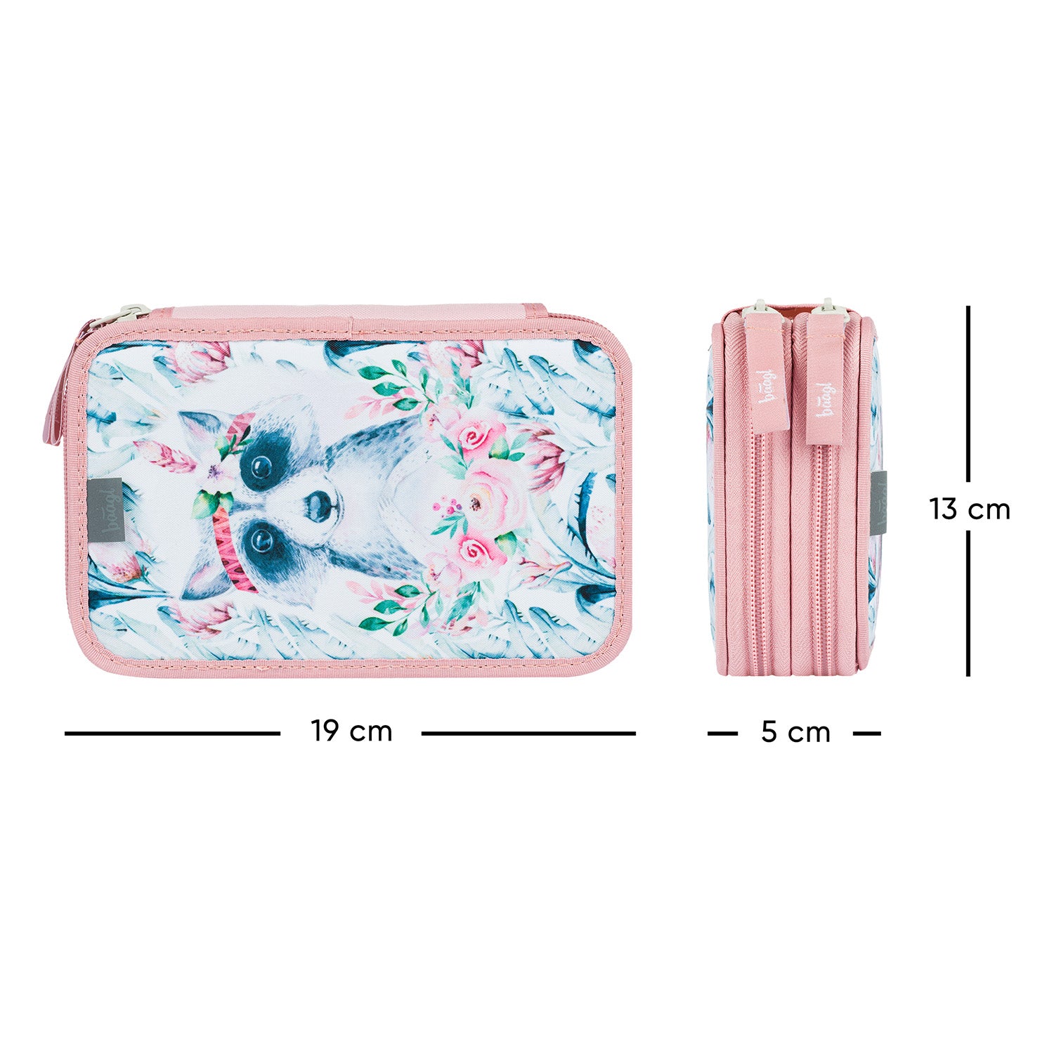 baagl-raccoon-trousse-scolaire-double-sans-fournitures image 5