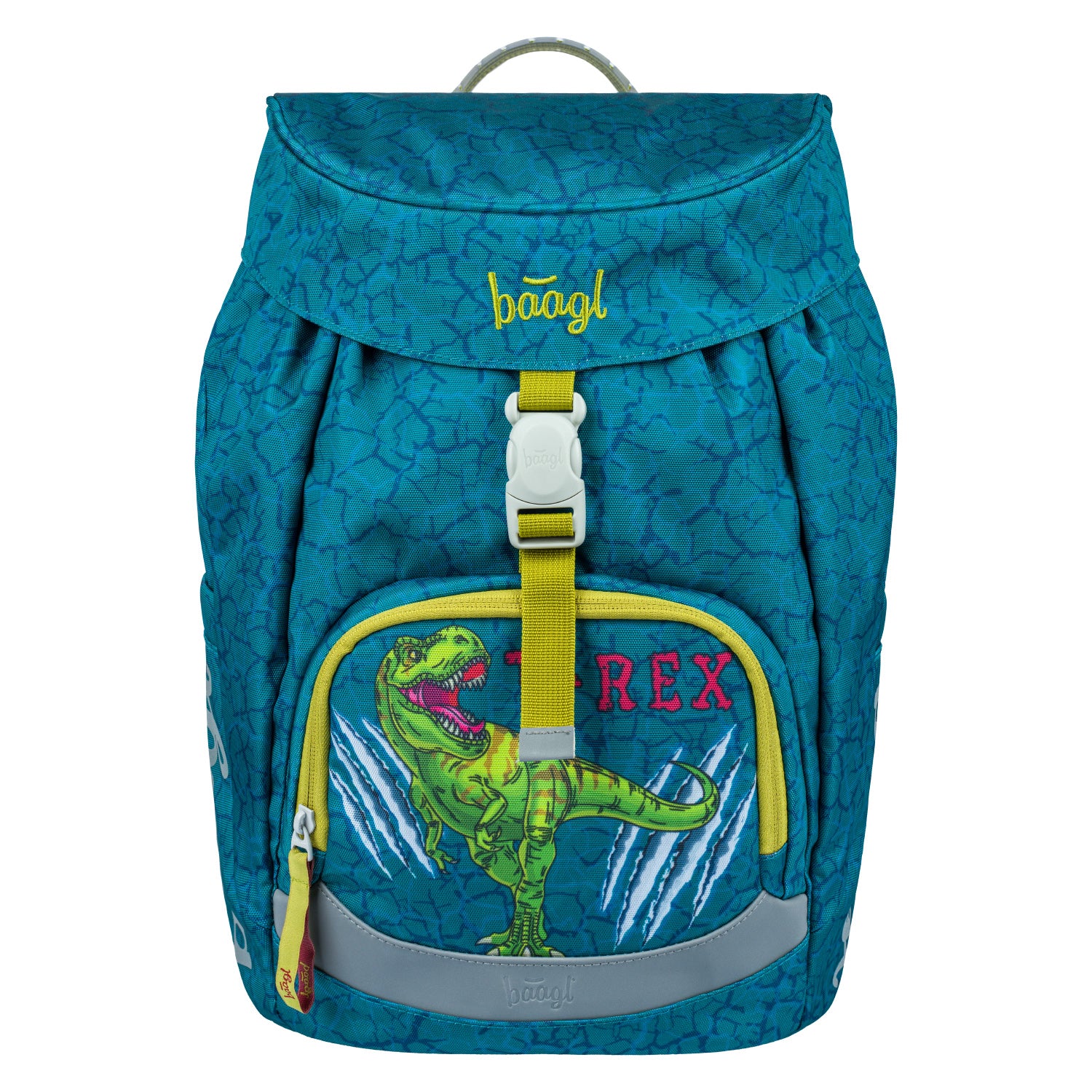 baagl-airy-t-rex-cartable-scolaire-3-pi-ces-dinosaure image 2