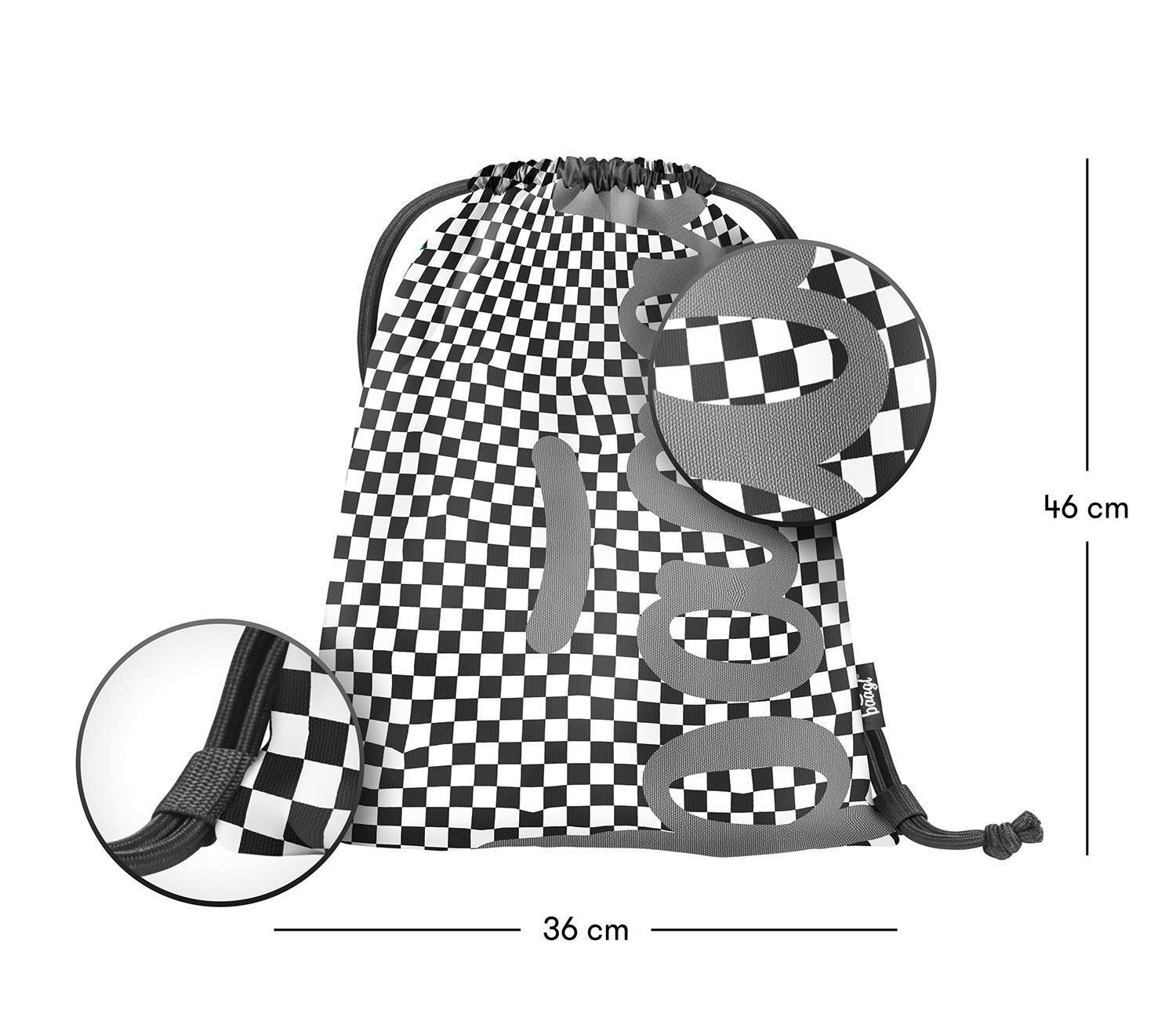 baagl-skate-checked-sac-gym-enfant-cordons-phosphorescent image 3