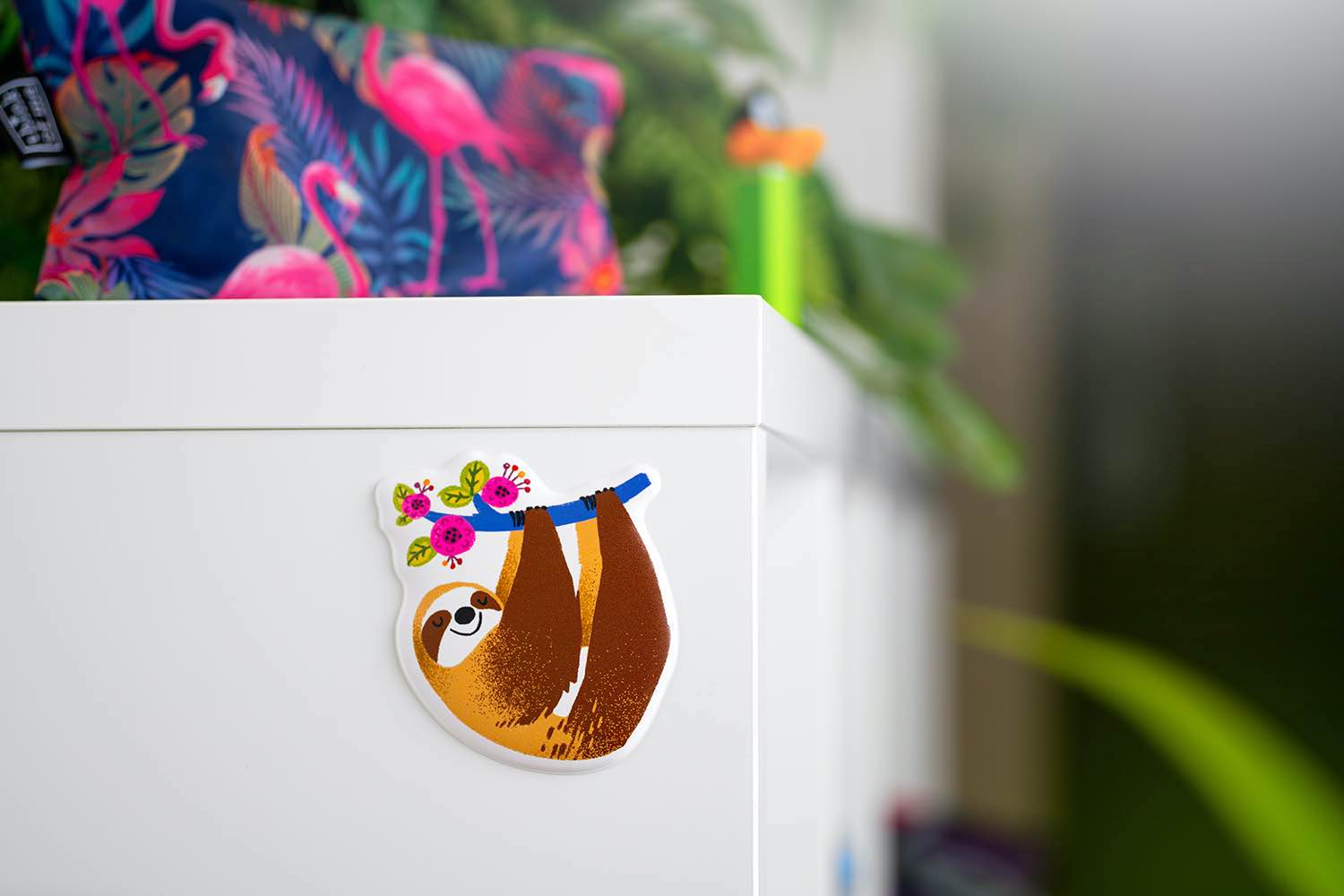 baagl-sloth-stickers-3d-r-utilisables-paresseux image 2