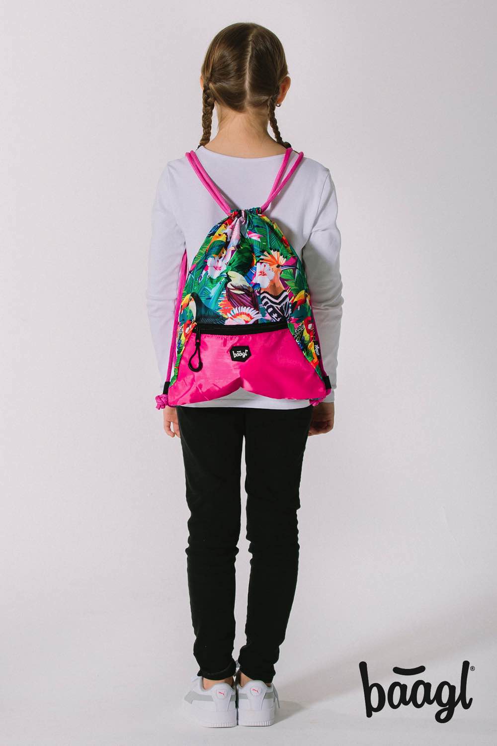 baagl-toucan-sac-de-gym-enfant-motif-toucan-lavable image 5