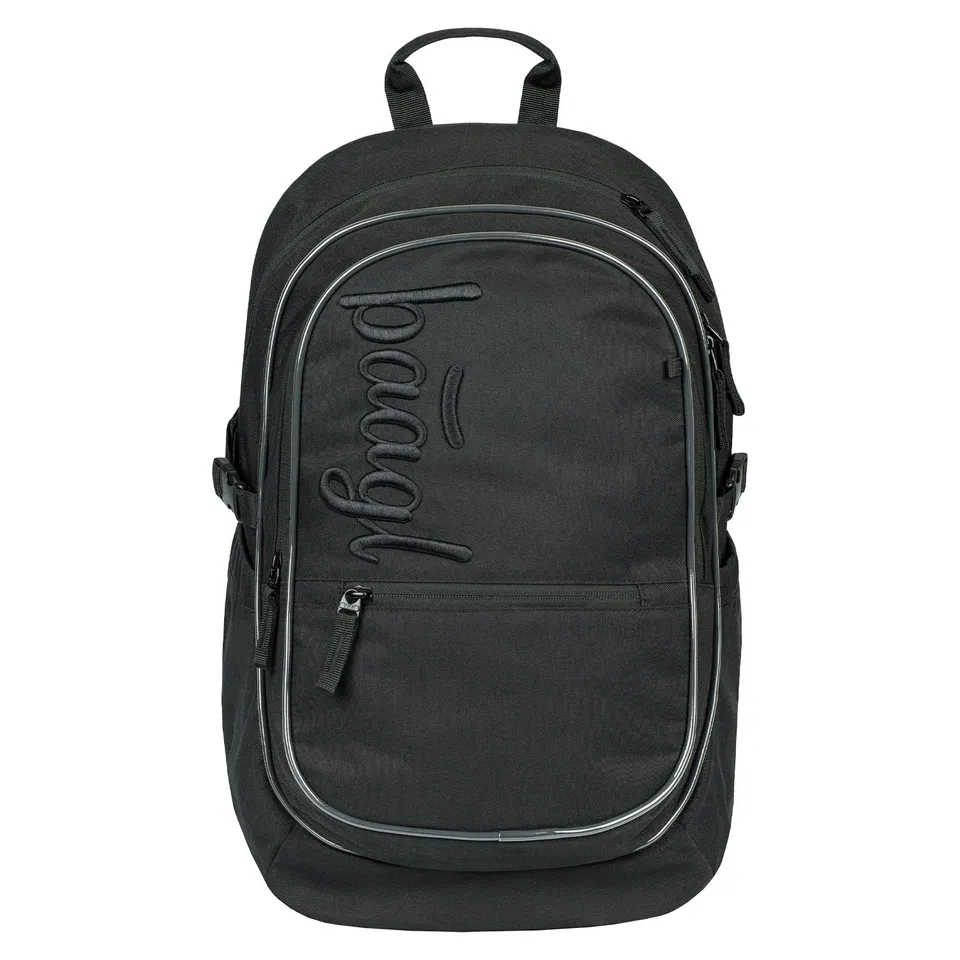 baagl-core-uni-black-sac-dos-scolaire-noir-25-l image 1