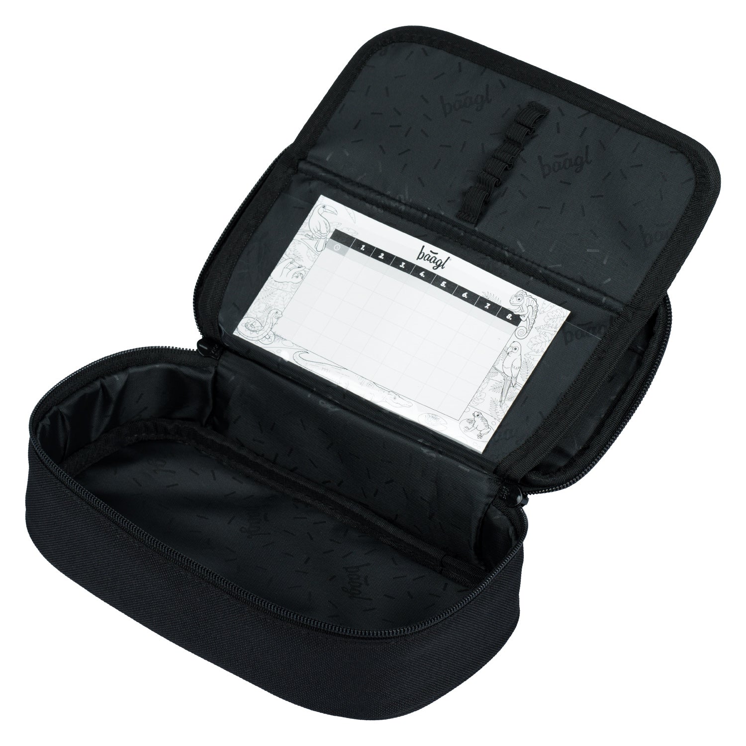 baagl-darkness-tui-trousse-scolaire-noire image 2