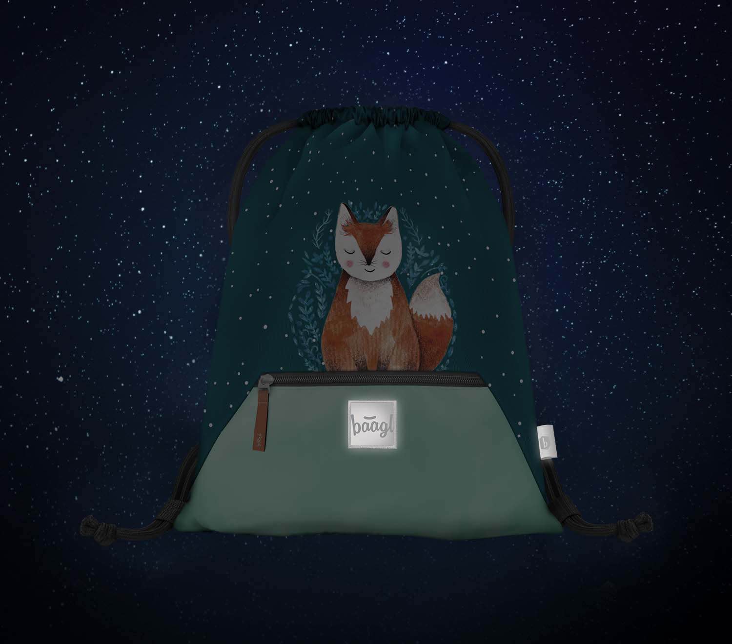 baagl-fox-sac-gym-renard-avec-poche-zip image 4