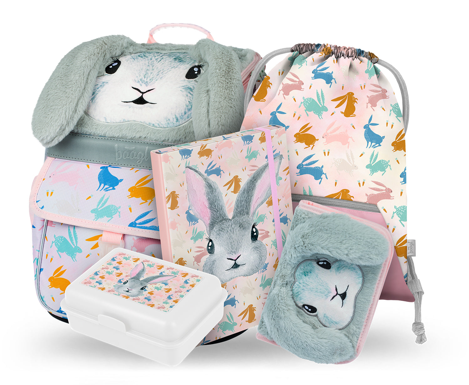 baagl-zippy-bunny-ensemble-scolaire-lapin-18-l image 1