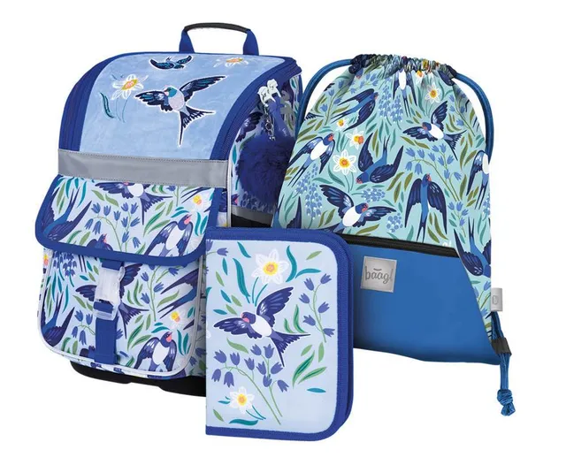 baagl-zippy-birdie-cartable-cp-ensemble-3-pi-ces image 1