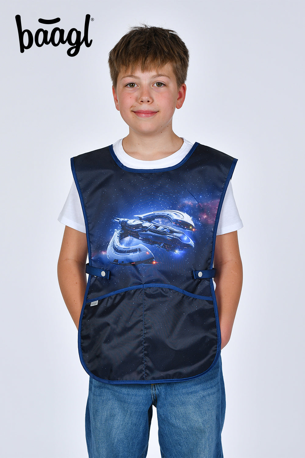baagl-spacecraft-tablier-enfant-cole-peinture-lavable image 5