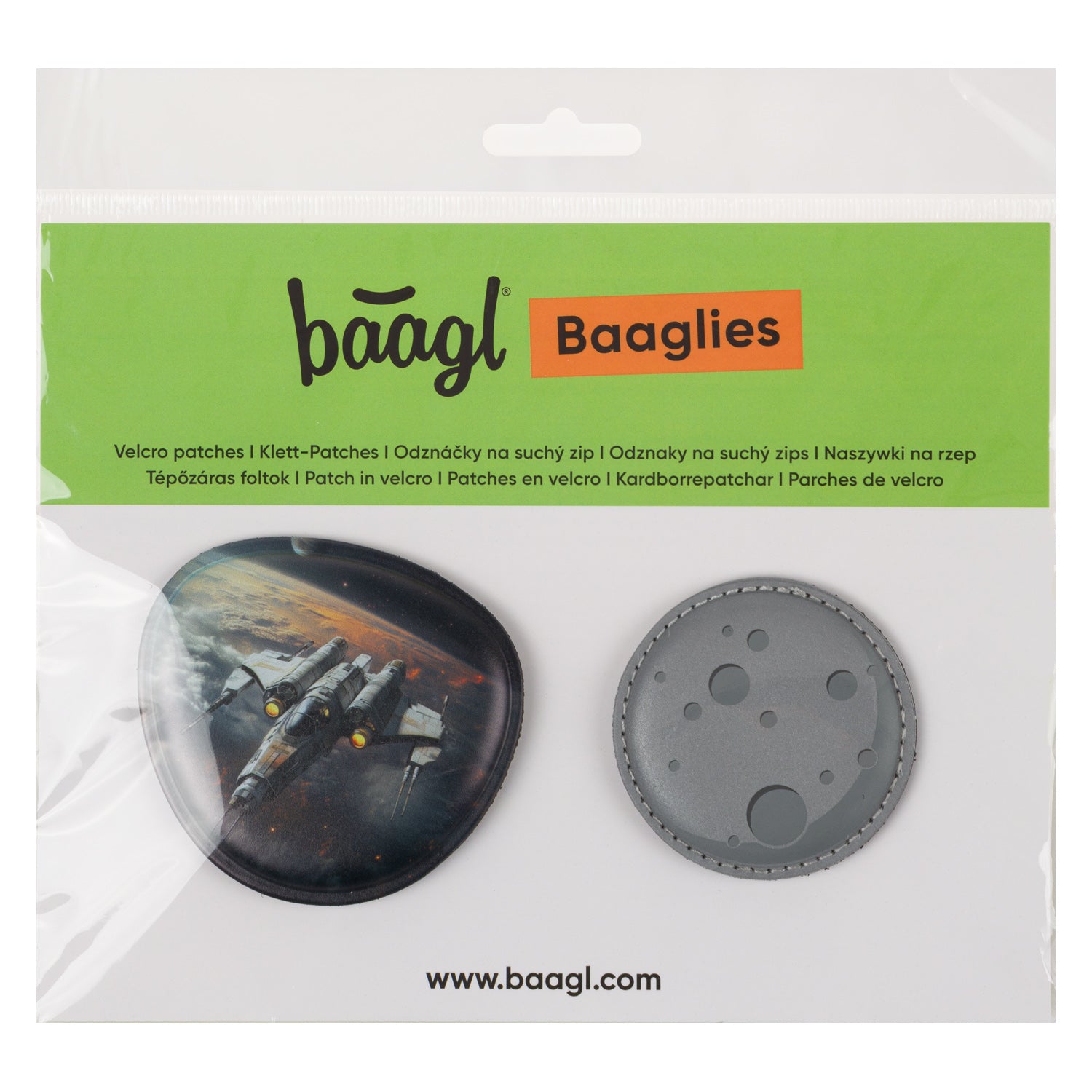 baagl-baaglies-universe-moon-patch-velcro-x2 image 4