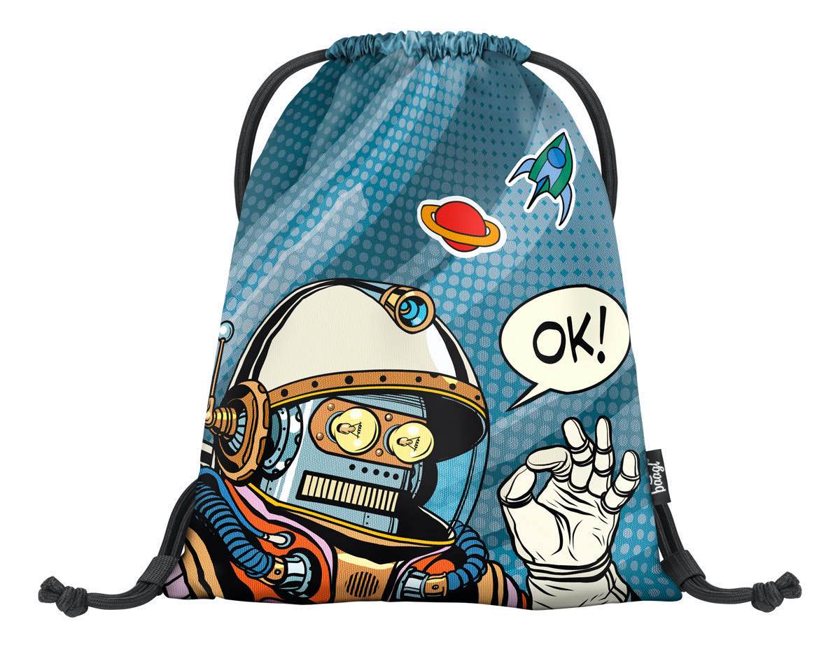 baagl-spaceman-sac-de-gym-lavable-enfant-sport image 1