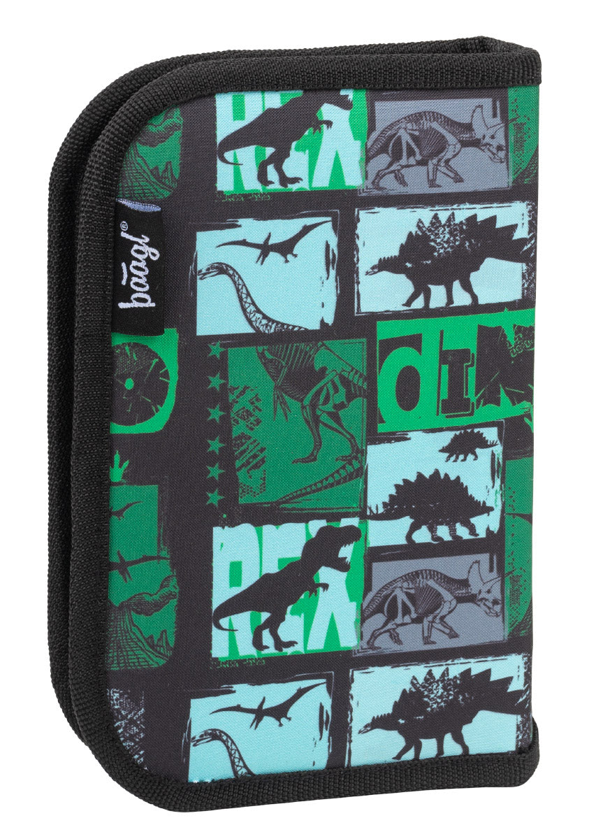 baagl-classic-trousse-scolaire-dino-un-compartiment-zip image 2