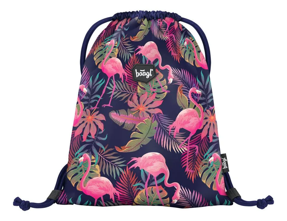 baagl-flamingo-sac-de-gym-flamant-rose-lavable image 1