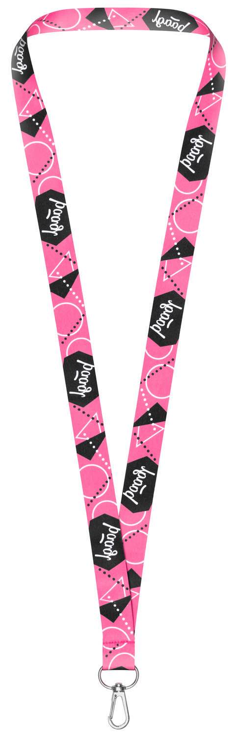 baagl-lanyard-tour-de-cou-rose-nylon-logo image 2