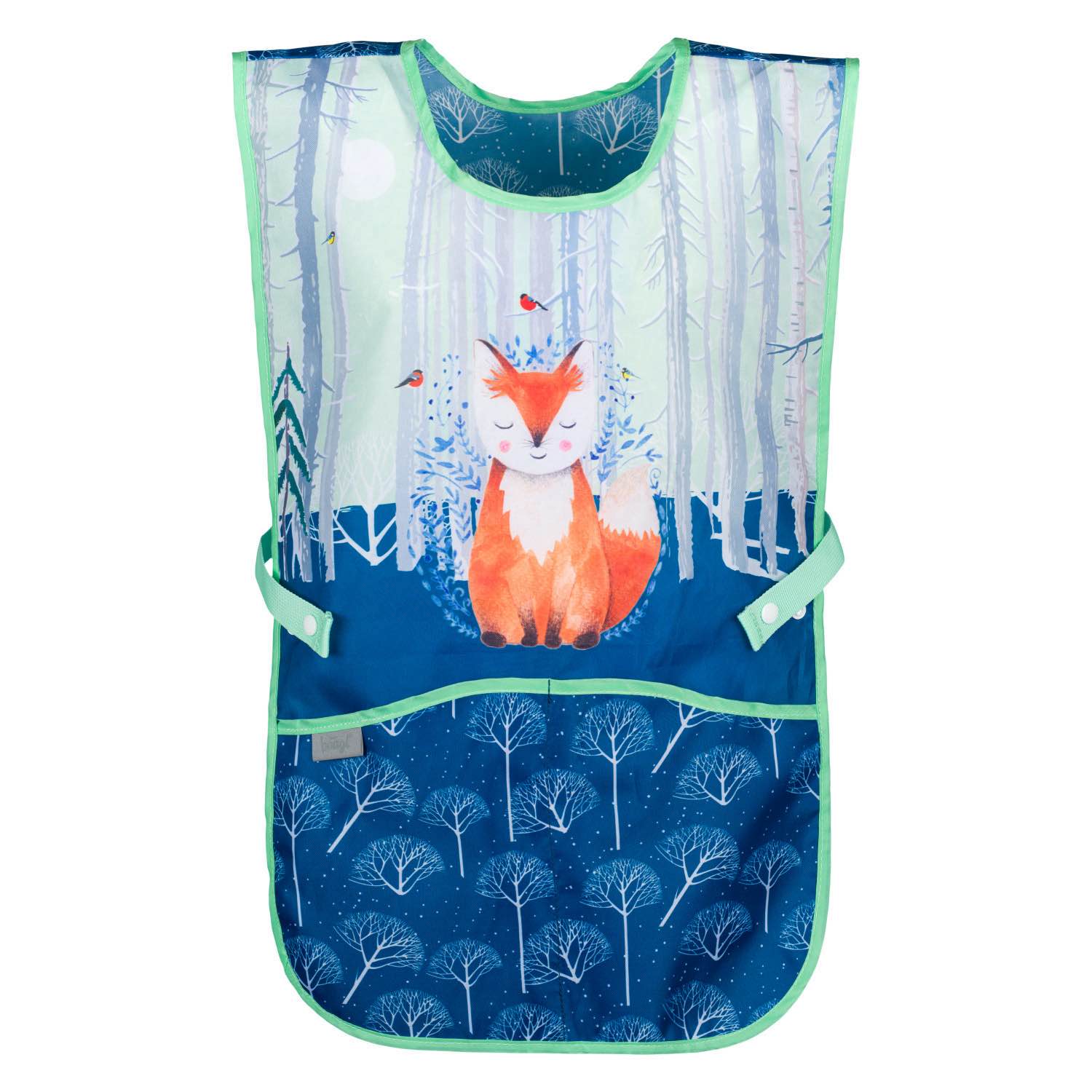baagl-fox-tablier-enfant-peinture-renard-lavable image 1