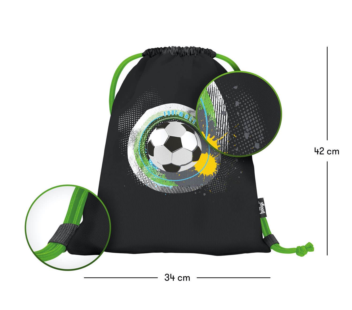 baagl-ball-sac-de-gym-enfant-football-lavable image 3